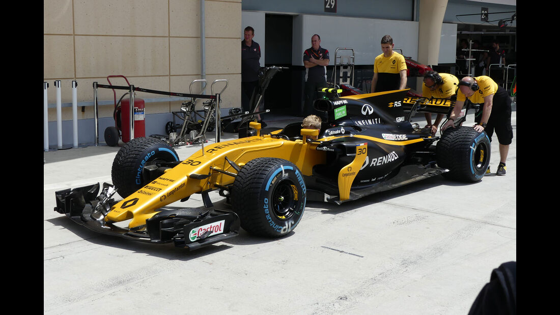Renault - Formel 1 - GP Bahrain - Sakhir - Training - Freitag - 14.4.2017
