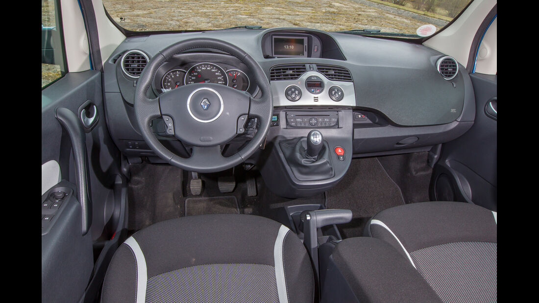 Renault Kangoo dCi 90, Cockpit, Lenkrad