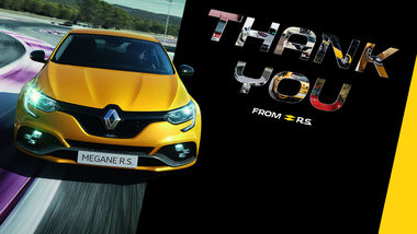 Renault Mégane R.S. Renault Sport Ende Abschied Collage