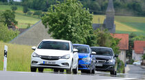 Renault Megane GT TCe 205, Opel Astra 1.6 DI Turbo, Peugeot 308 GT 308 GT THP 205