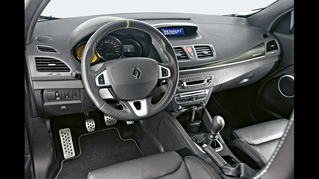 Renault Megane R.S., Lenkrad, Cockpit