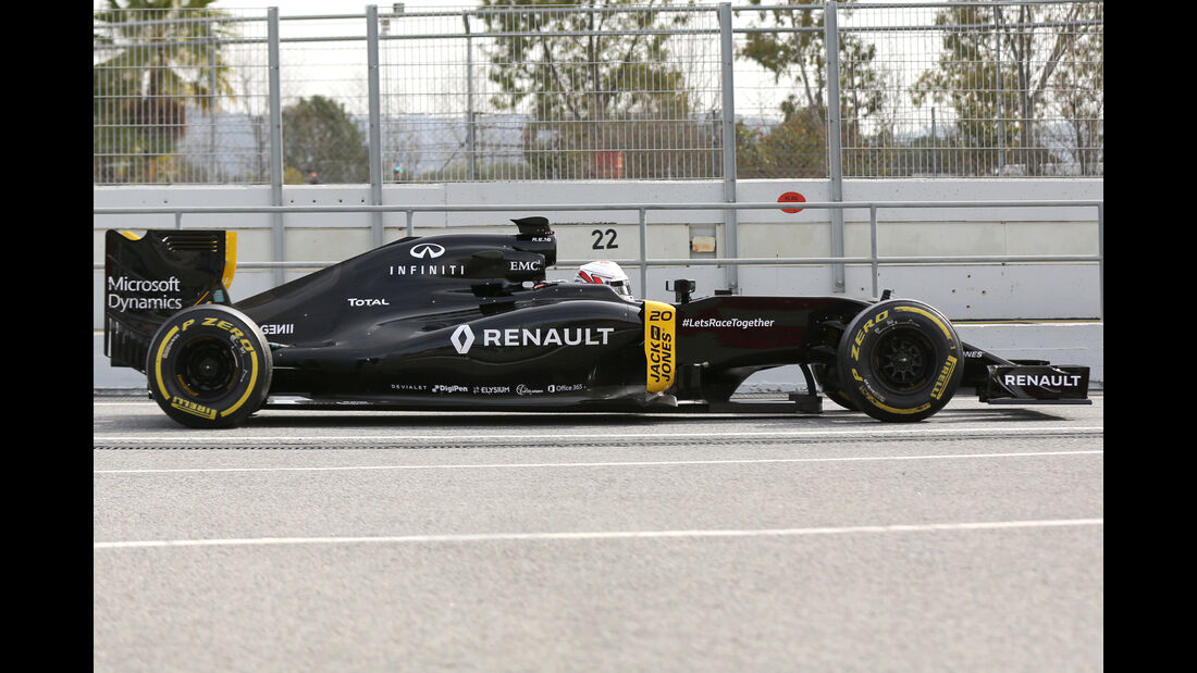 Renault R.S.16 - F1 2016 - Profil