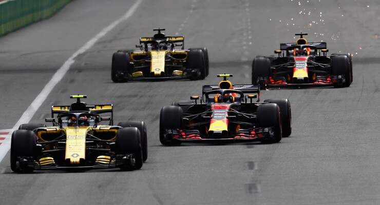 Renault - Red Bull - Formel 1 - GP Aserbaidschan - 29. April 2018