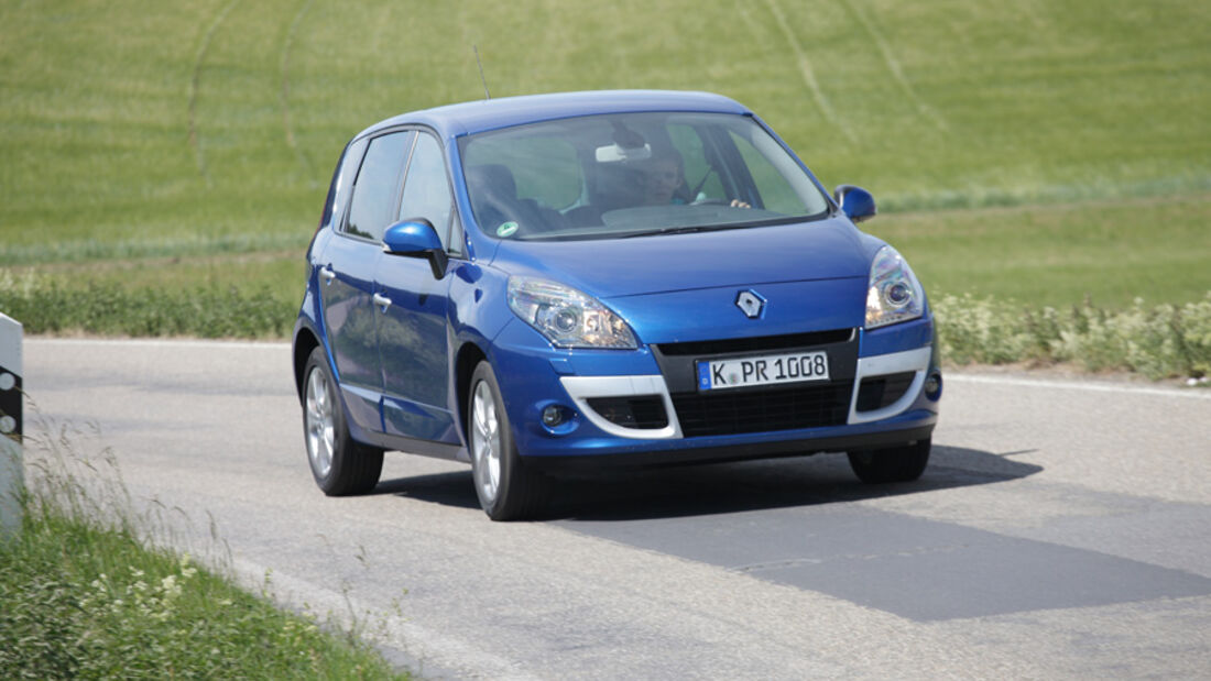 Renault Scenic dCi 110 FAP EDC, Front, Frontansicht