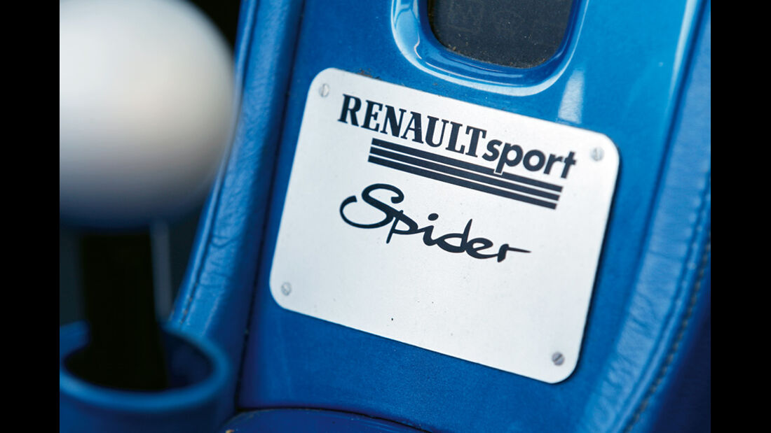 Renault Sport Spider, Emblem, Typenbezeichnung