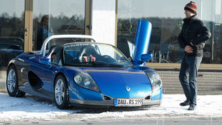 Renault Sport Spider, Flügeltür, Frontansicht