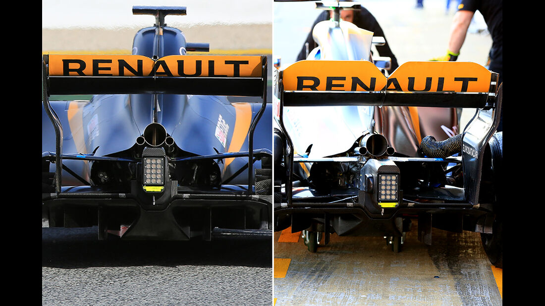 Renault - Technik - Barcelona-Test 2017 - Formel 1