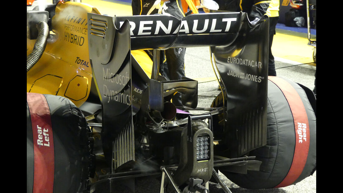 Renault - Technik - Formel 1 - GP Singapur 2016
