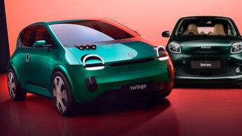 Renault Twingo Elektro Concept Smart Collage