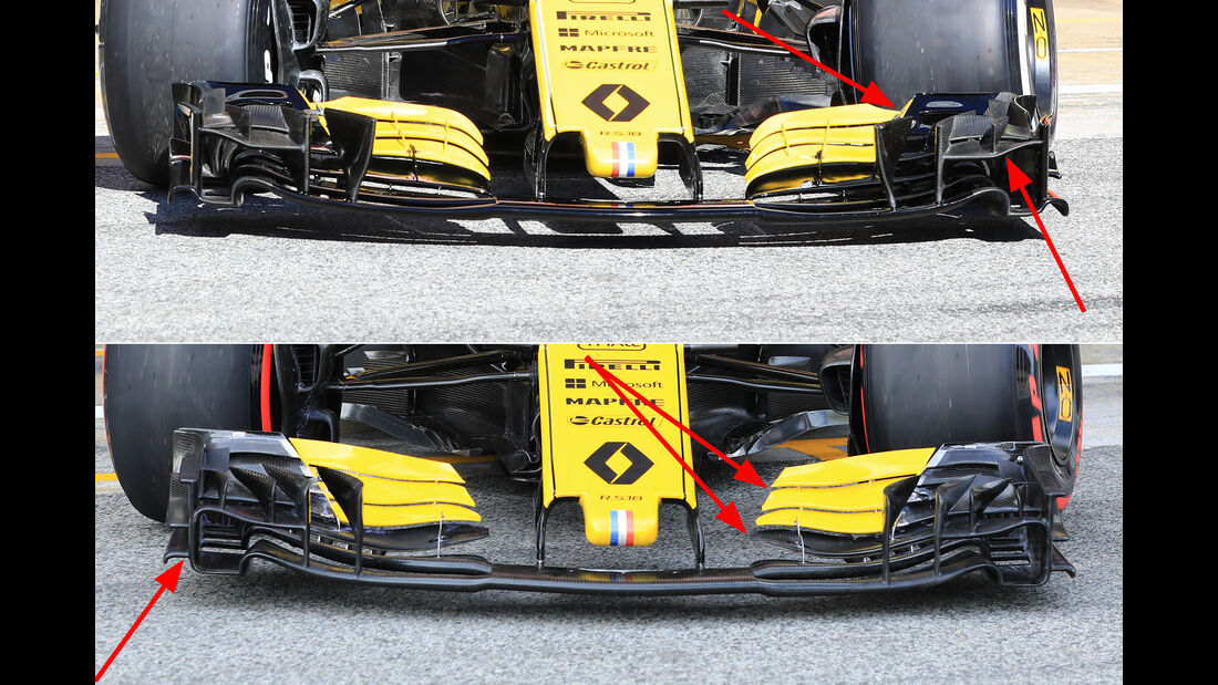 Renault - Upgrades - Formel 1 - Test - Barcelona - 2018