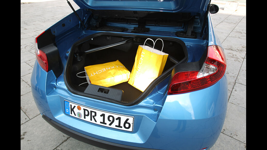 Renault Wind, Cabrio, Kofferraum