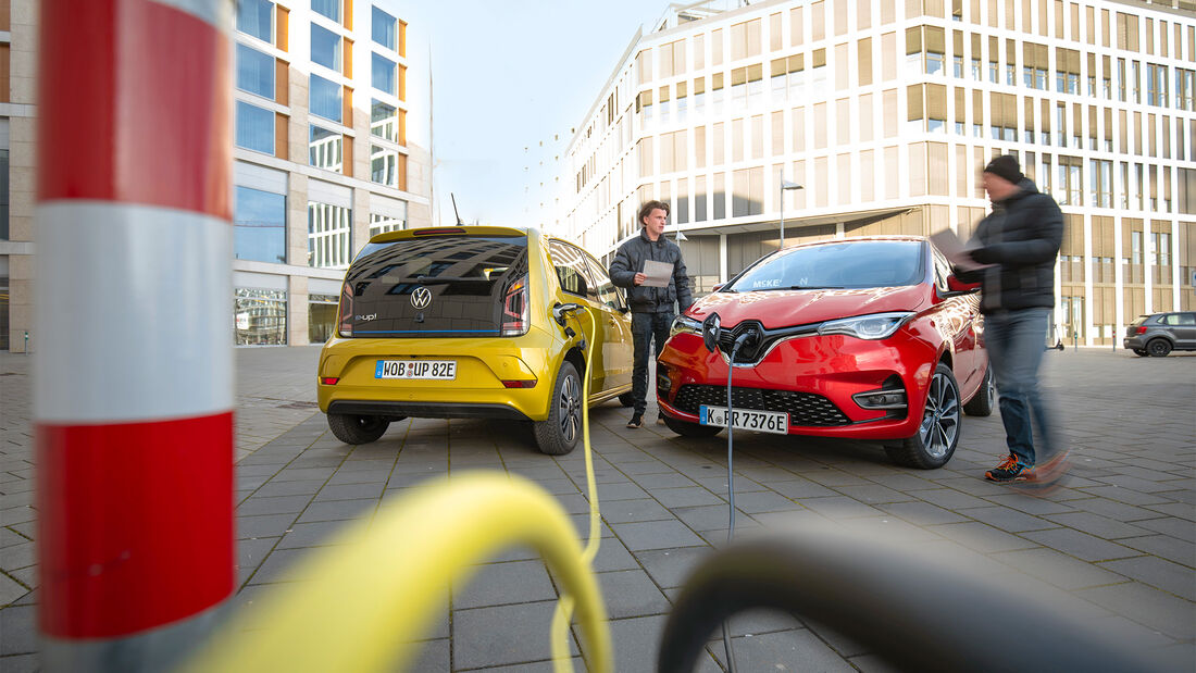 Renault Zoe und VW E-Up ams 0720