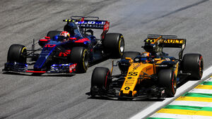 Renault vs. Toro Rosso - GP Brasilien 2017