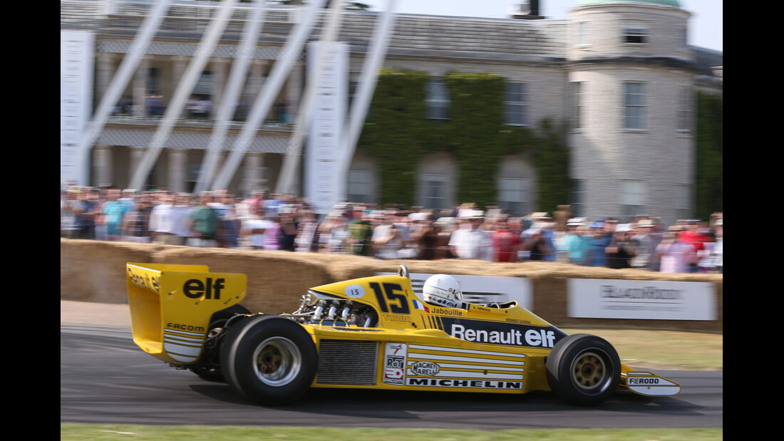 Rene Arnoux - Renault RS01 - Goodwood 2013