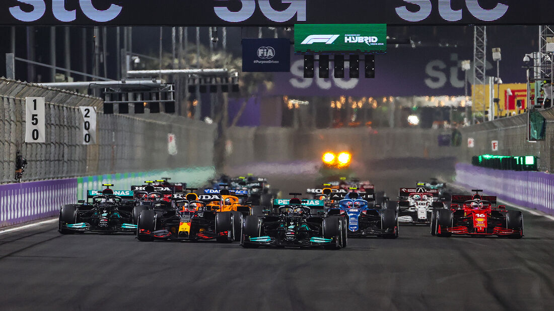 Restart 1 - GP Saudi-Arabien 2021 - Jeddah - Rennen