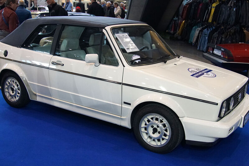 Retro Classics 2023 Markt VW Golf I Cabrio White