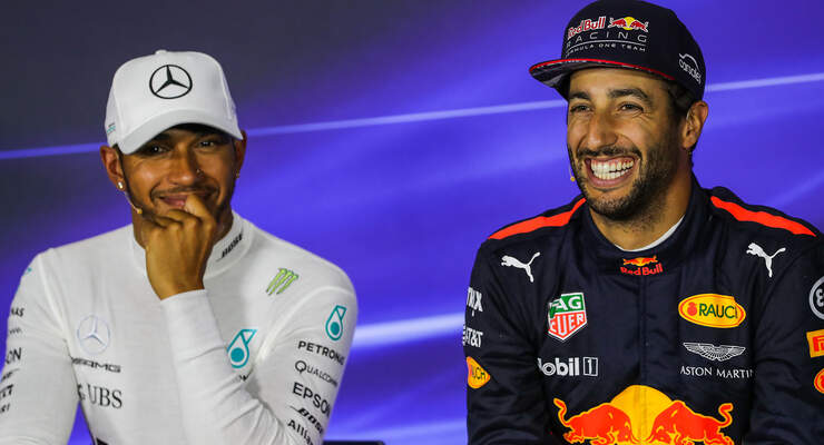 Ricciardo & Hamilton - Formel 1 - 2017
