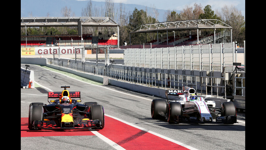 Ricciardo & Massa - Formel 1 - Test - Barcelona - 7. März 2017