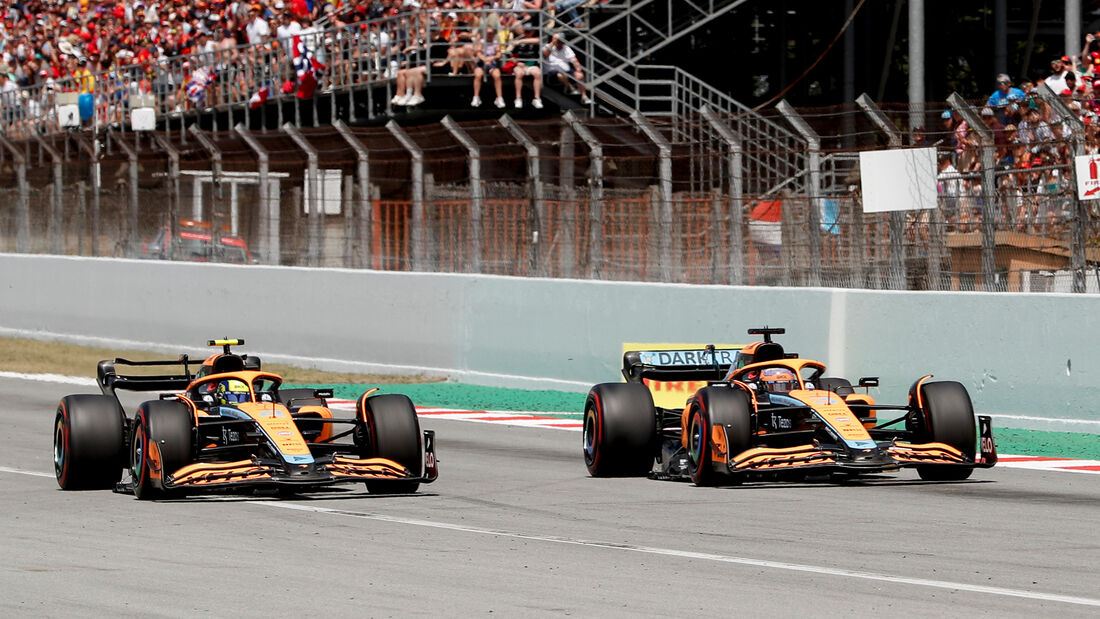 Ricciardo & Norris - McLaren - GP Spanien 2022