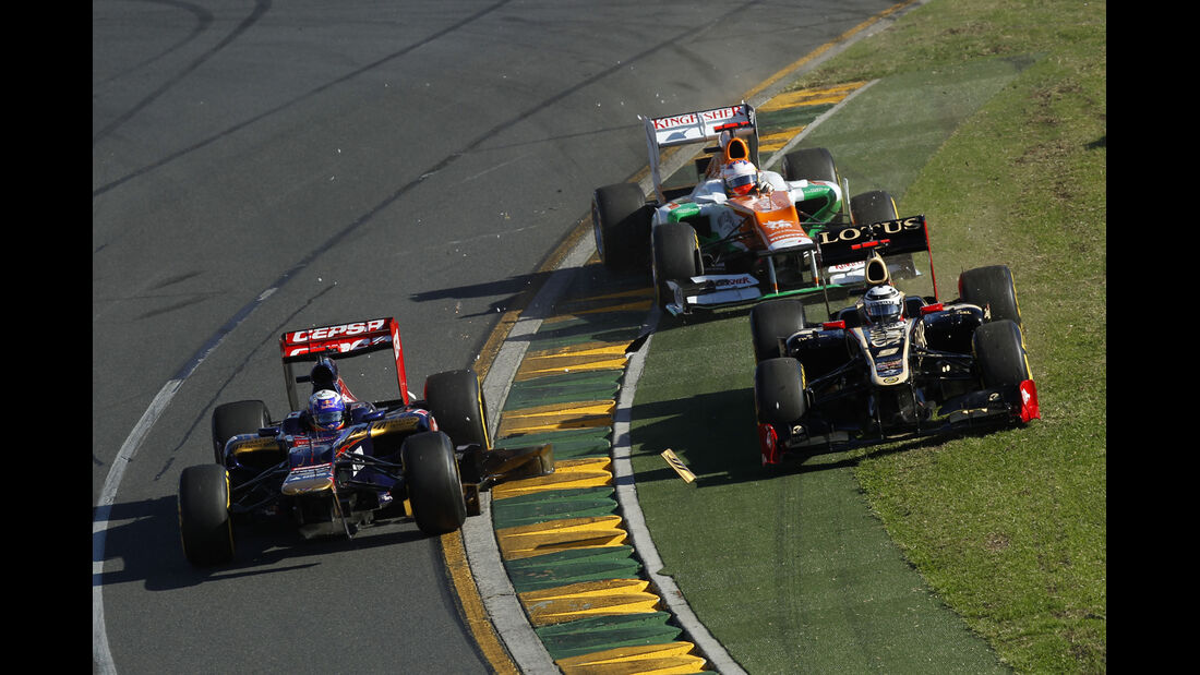 Ricciardo, Räikkönen & Di Resta - GP Australien 2012
