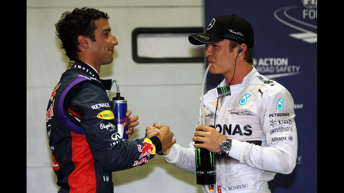 Ricciardo & Rosberg  - Formel 1 - GP Singapur - 20. September 2014
