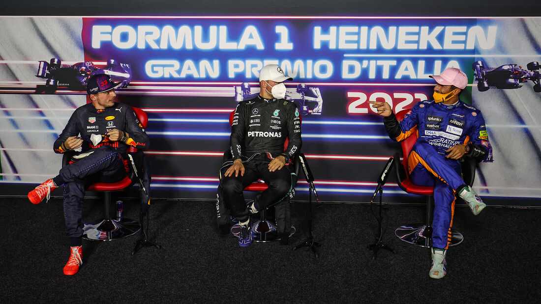 Ricciardo, Verstappen & Bottas - Formel 1 - Monza - GP Italien - 11. September 2021
