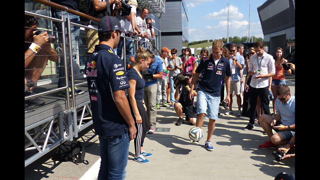 Ricciardo & Vettel - Red Bull - Formel 1 - GP Ungarn - Budapest - 24. Juli 2014