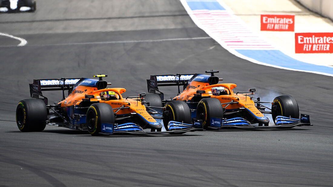 Ricciardo vs. Norris - McLaren - Formel 1 - GP Frankreich 2021