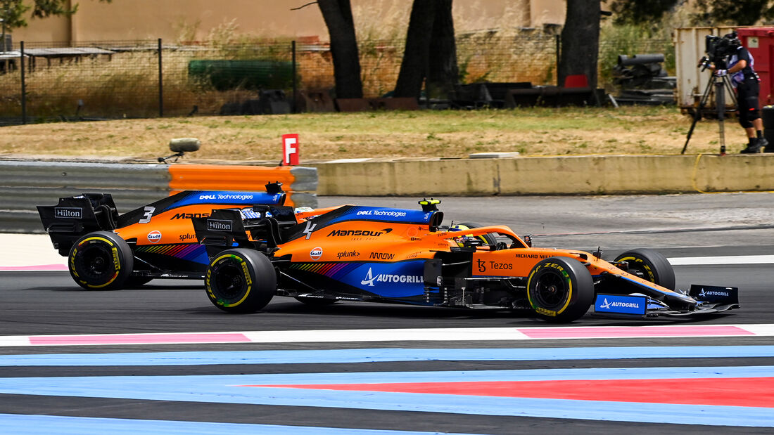 Ricciardo vs. Norris - McLaren - Formel 1 - GP Frankreich 2021