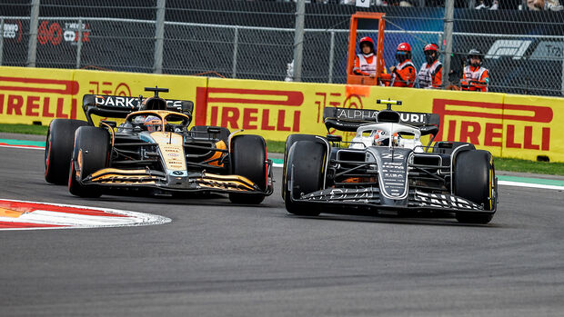 Ricciardo vs. Tsunoda - GP Mexiko 2022