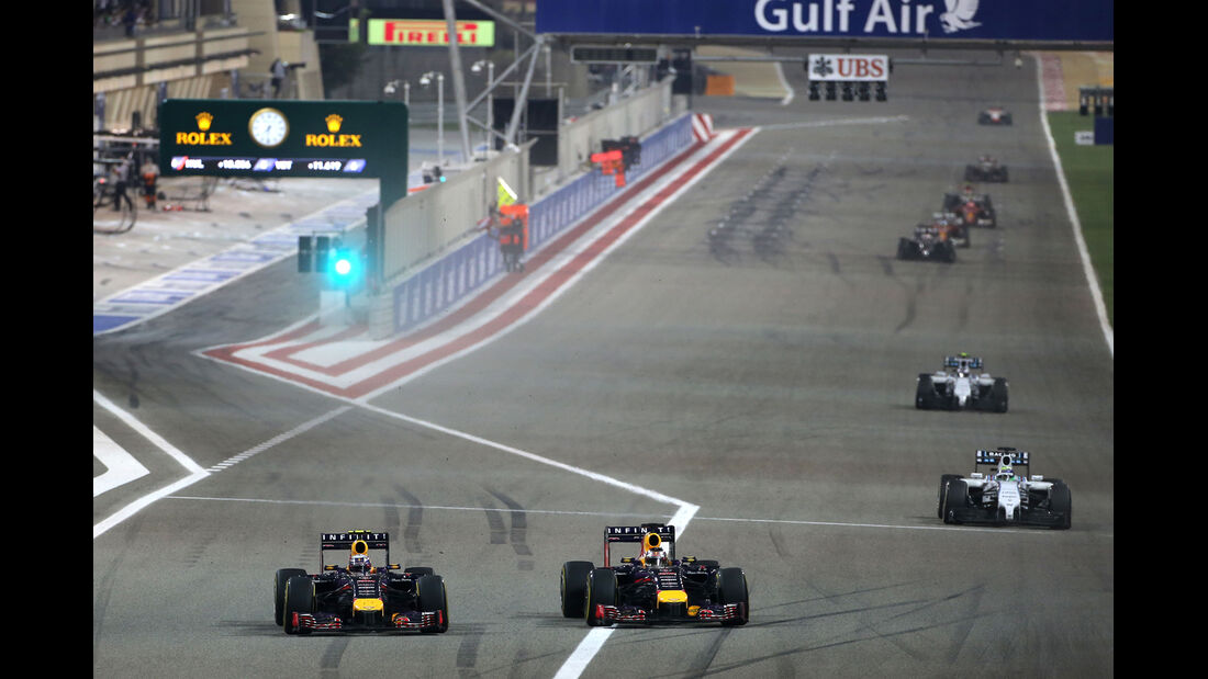 Ricciardo vs. Vettel - Formel 1 - GP Bahrain 2014