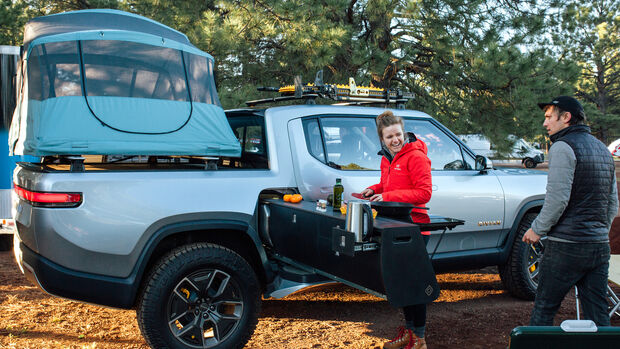 Rivian R1T Camping Küche