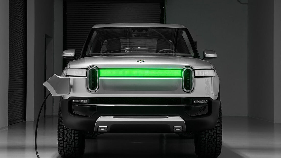 Rivian R1T EV Pickup mit Elektroantrieb auto motor und sport