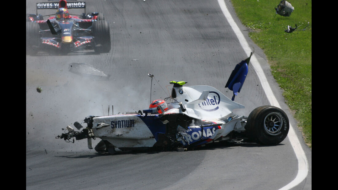 Robert Kubica Crash GP Kanada 2007
