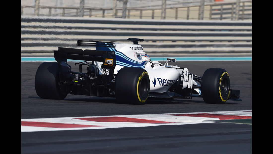 Robert Kubica - Williams - Abu Dhabi - Test 1 - 28. November 2017