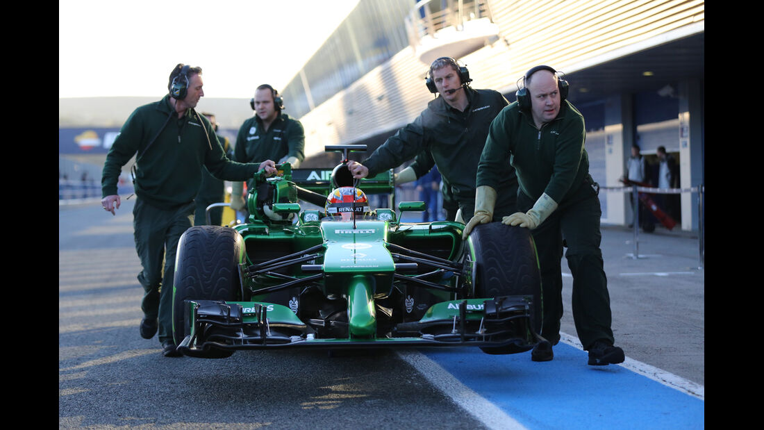 Robin Frijns - Caterham - Formel 1 - Jerez - Test - 30. Januar 2014