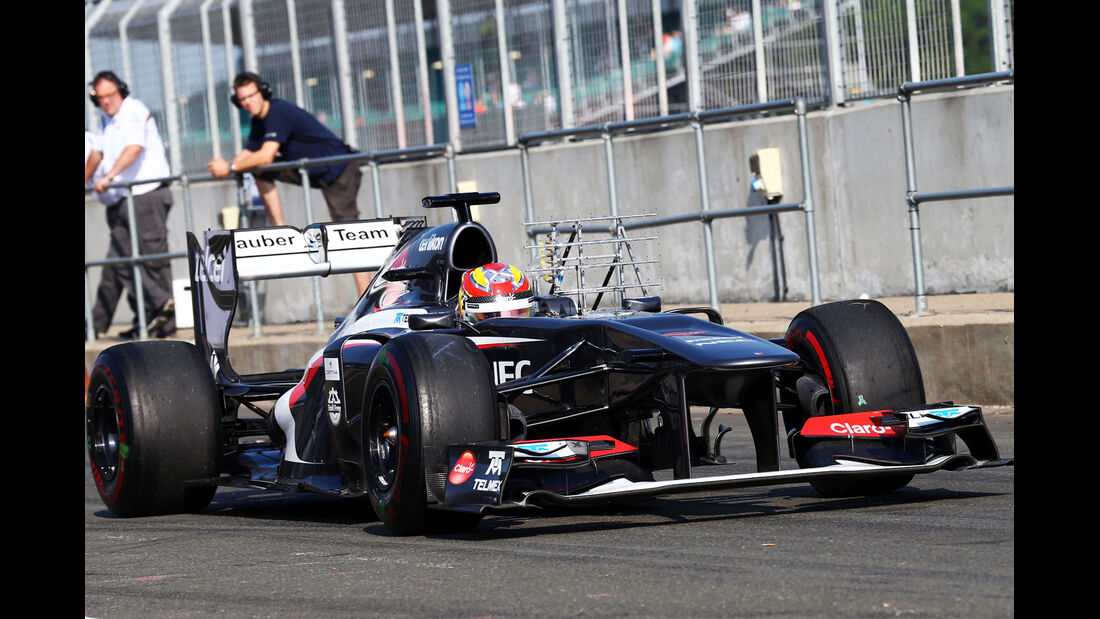 Robin Frijns - Sauber - Young Driver Test - Silverstone - 17. Juli 2013