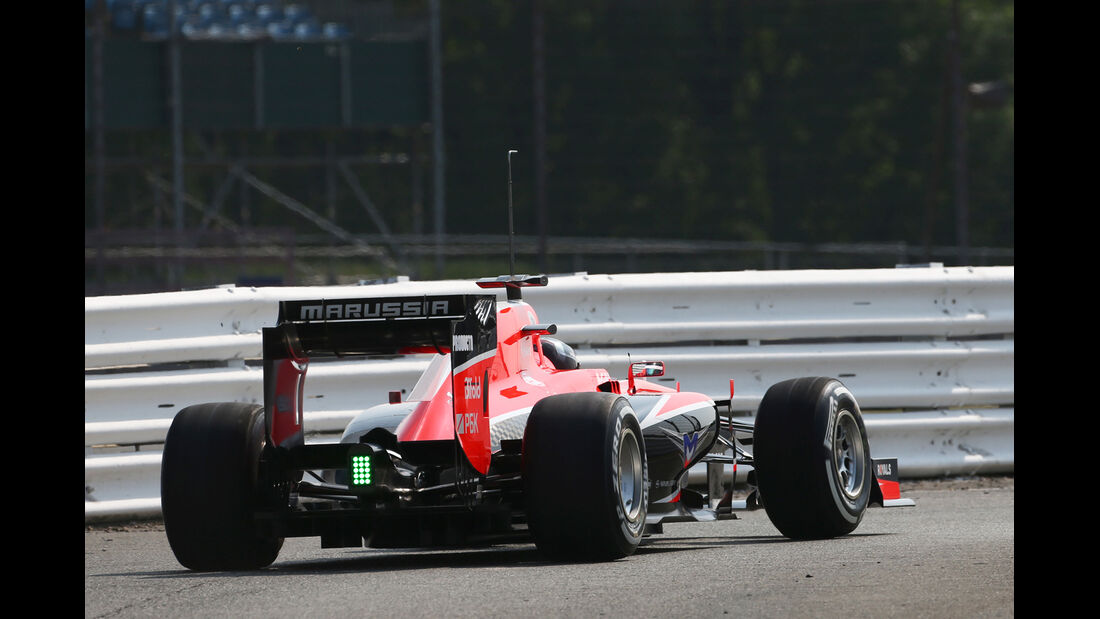 Rodolfo Gonzalez - Marussia - Formel 1 - Young Driver Test - Silverstone - 18. Juli 2013