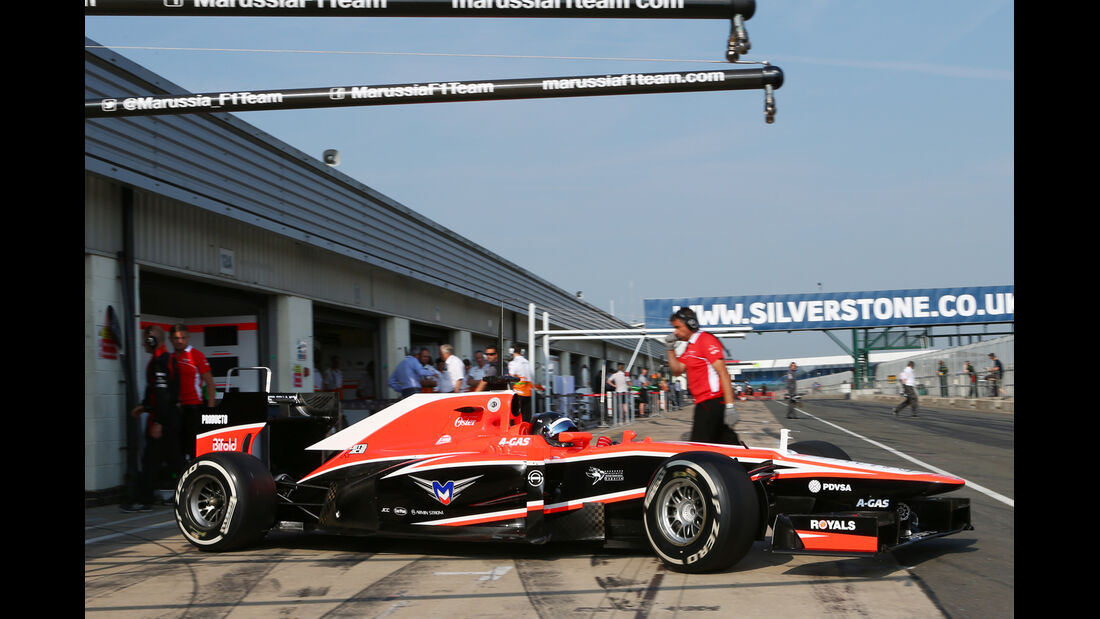 Rodolfo Gonzalez - Marussia - Formel 1 - Young Driver Test - Silverstone - 18. Juli 2013