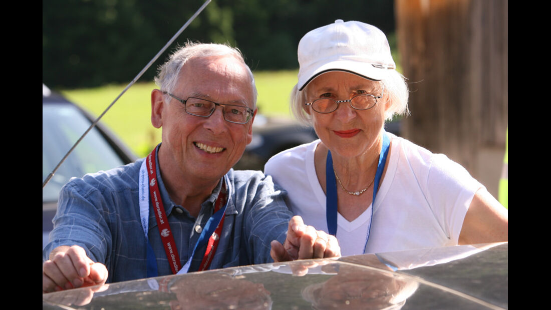 Rolf Spang und Dr. Beatrice Spang bei der Silvretta Classic 2010