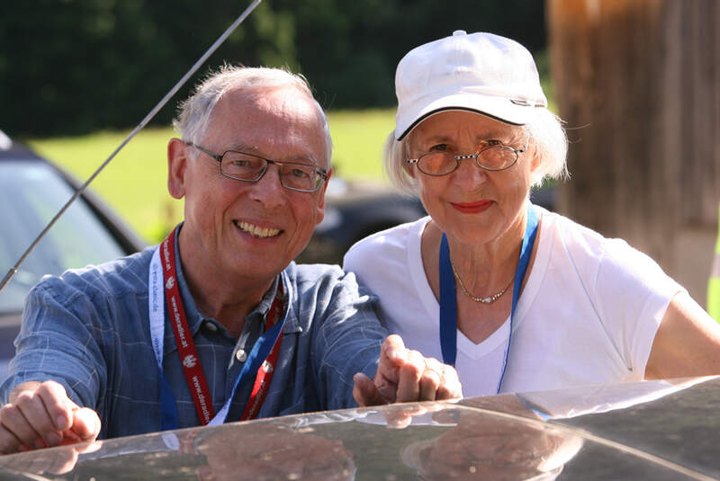 Rolf Spang und Dr. Beatrice Spang bei der Silvretta Classic 2010