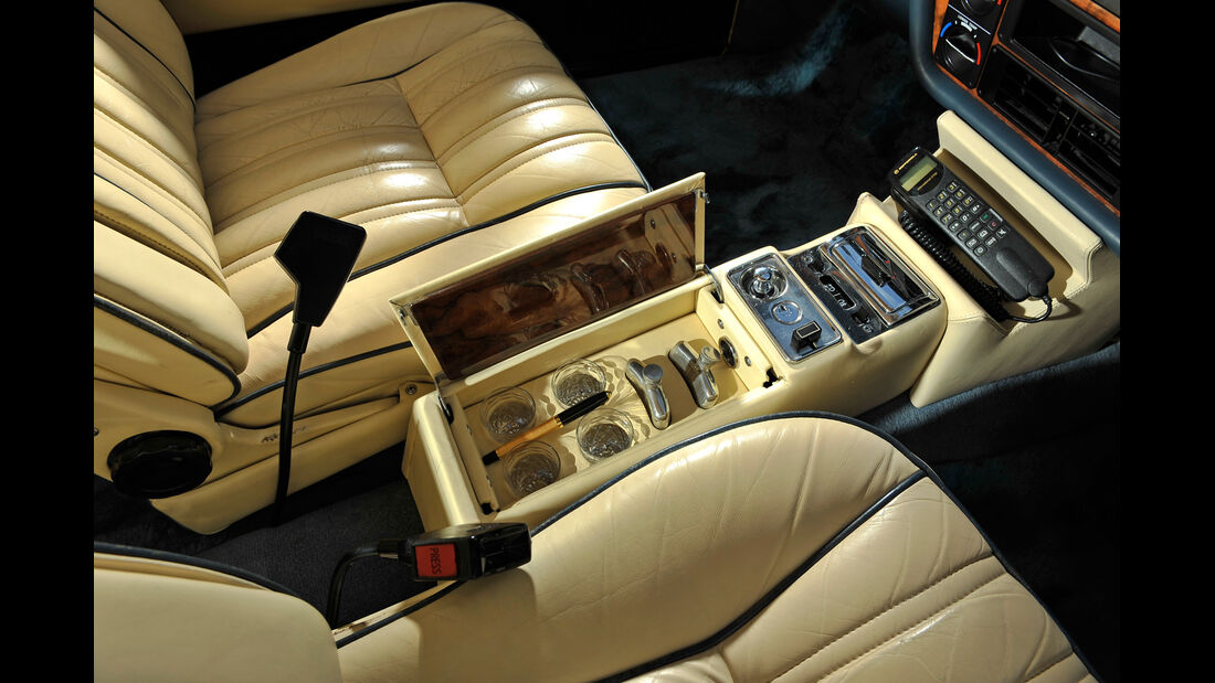 Rolls Royce Camargue, Mittelkonsole, Bedienelemente