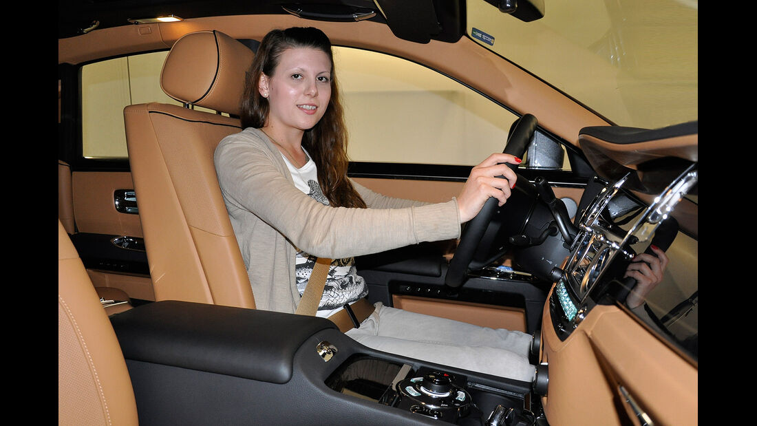 Rolls Royce Ghost, Innenraum, Fahrersitz