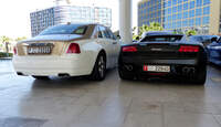 Rolls Royce Ghost & Lamborghini Gallardo - F1 Abu Dhabi 2014 - Carspotting