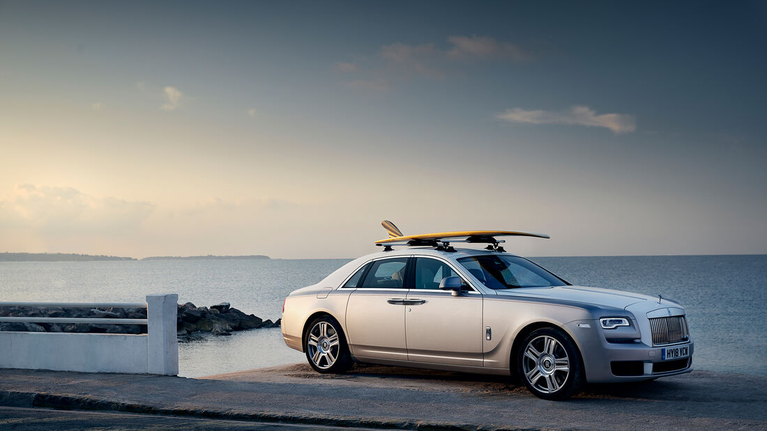 Rolls-Royce Ghost Woodpop Surfboard