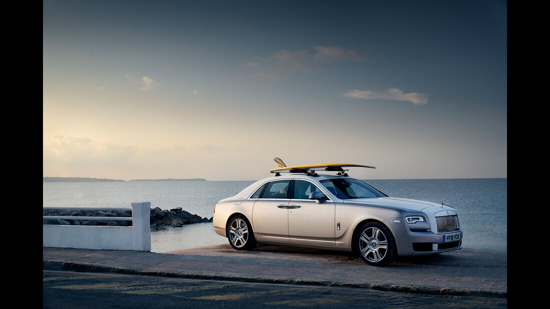 Rolls-Royce Ghost Woodpop Surfboard