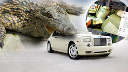 Rolls-Royce Phantom Krokodil Leder illegal konfisziert Italien