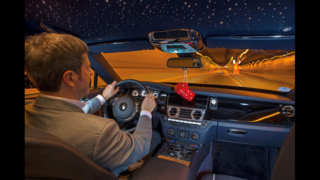 Rolls-Royce Wraith, Cockpit, Fahrersicht