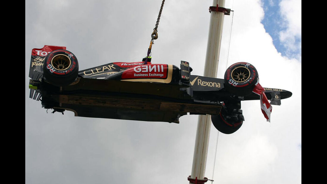 Romain Grosjean - Crash - Formel 1 - GP Monaco - 25. Mai 2013