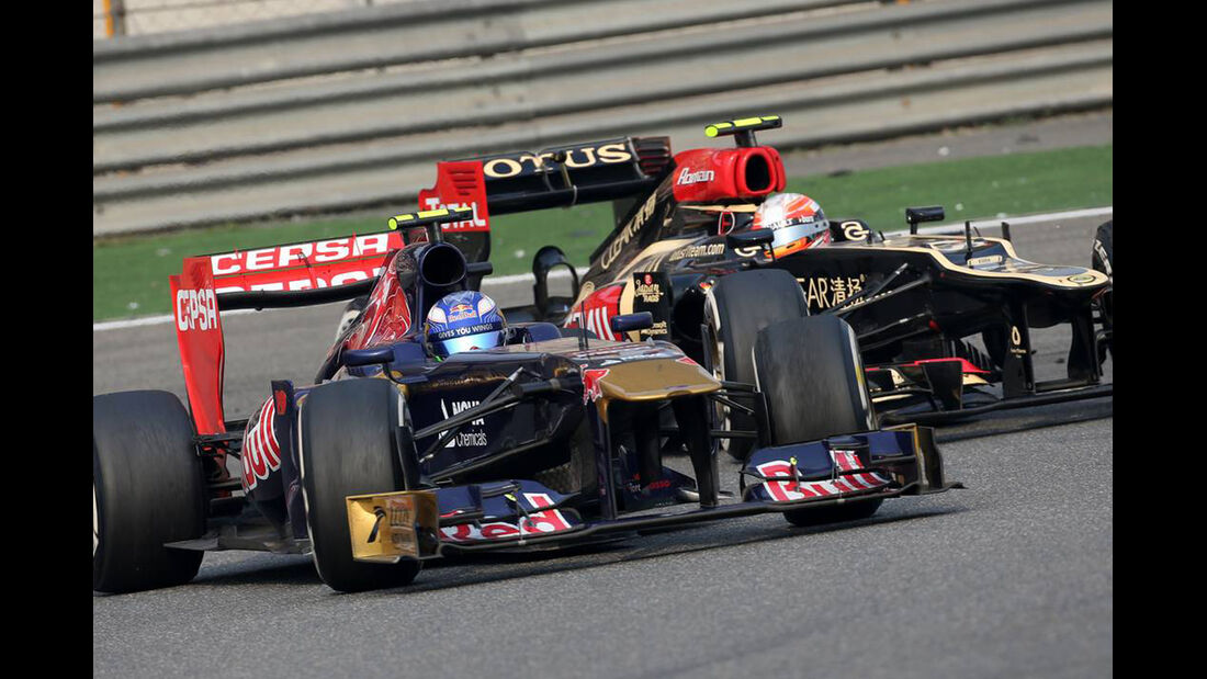Romain Grosjean - Daniel Ricciardo - Formel 1 - GP China - 14. April 2013